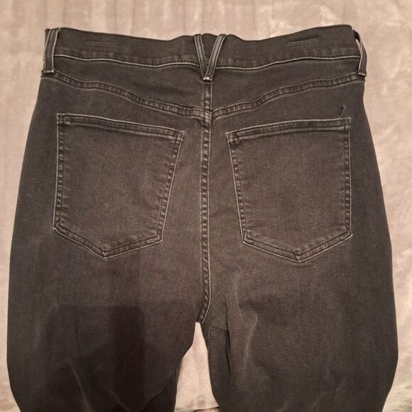 Veronica Beard Black Carson Ankle Flare High Rise Jeans Size 32 - Picture 5 of 16